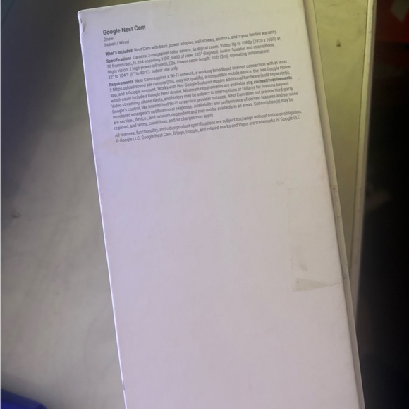 NIB Google Nest Cam Wired version - Picture 2 of 4